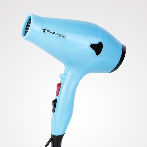 SECADOR PLUMA COMPACT PASTEL BLUE