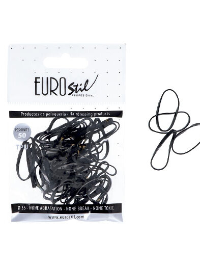 BOLSA DE 50 GOMAS NEGRAS TPU
