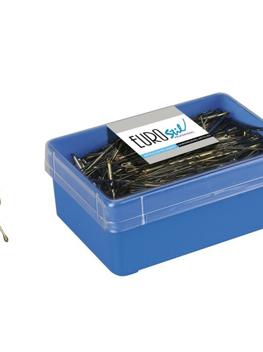 CAJA 300 CLIPS BRONCE EUROSTIL 50 MM