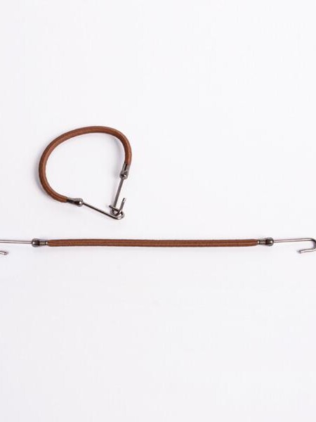 COLETERO CON GANCHO CASTAÑO PACK 12UDS BUN HOOK BI