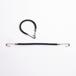 COLETERO CON GANCHO NEGRO PACK 12UDS BUN HOOK BIFU