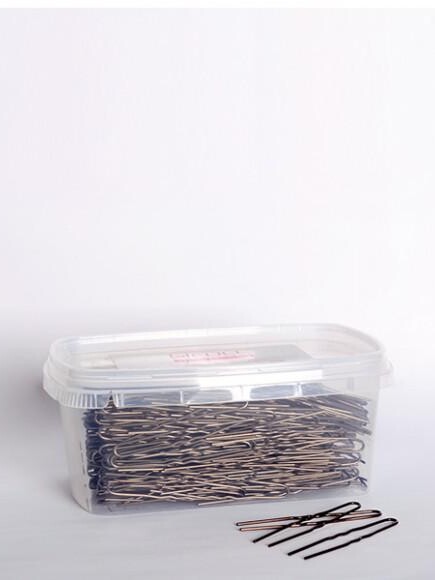 HORQUILLAS INVISIBLES NEGRAS 55MM CAJA 500GR BIFUL