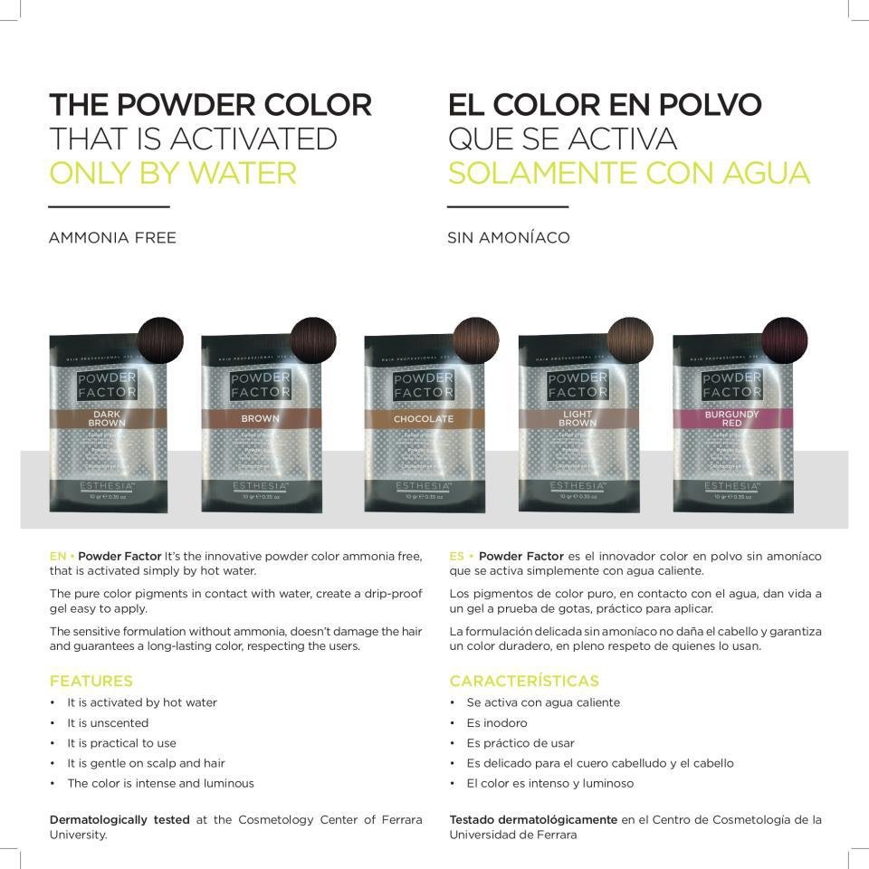 POWDER FACTOR CHOCOLATE 10GX6