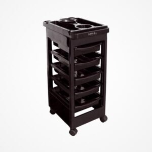 CARRO AUXILIAR MULTIFUNCIONAL CHLOE NEGRO BIFULL