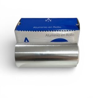 ESTUCHE DE ALUMINIO PLATA 12 CM X 70 MTS