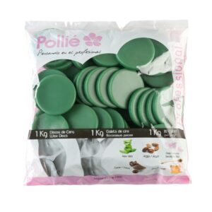 BOLSA 1KG  DISCOS CERA VERDE ALOE VERA