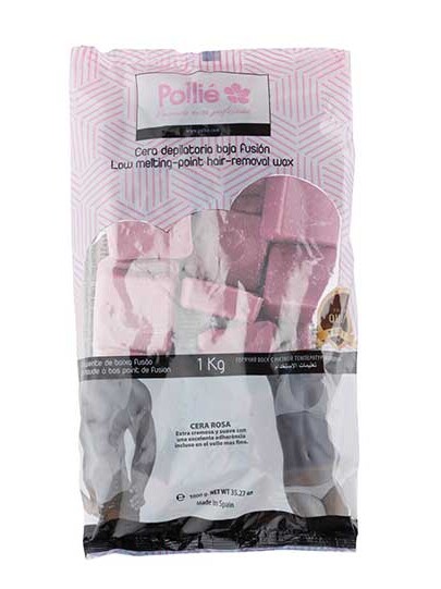 BOLSA 1KG CERA ROSA PASTILLAS BAJA FUSION