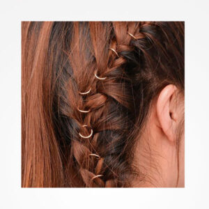 ANILLAS DECORATIVAS PARA EL CABELLO 10 UNIDS