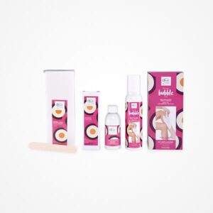 MANTECA DE KARITÉ · KIT DEPILACIÓN BUBBLE WAX - CE