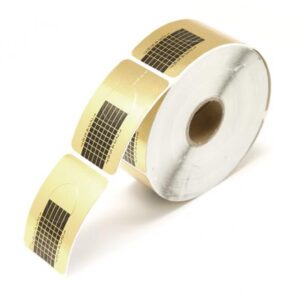 MOLDE UÑAS GEL FORMA CUADRADA ROLLO  500 UNDS BIFU