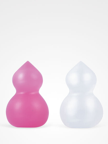ESPONJA DE SILICONA PARA MAQUILLAJE DROP  2 UNIDS