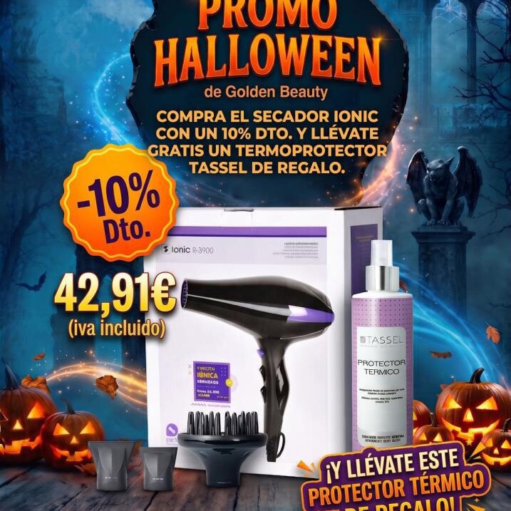 PROMO HALLOWEEN SECADOR IONIC